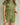 Romper Olive Green 6 Whiskey six whisky corduroy details elastic waist contrast piping