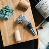 Lab & Duck Pewter Bottle Stopper at 6Whiskey six whisky wine cork barwear, home good