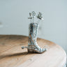 Cowboy boot cheese picks at 6whiskey six whisky pewter western home decor tablewear