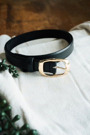 Mini Oakwood Belt in Black