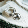 White Bri Silver Western Belt at 6Whiskey six whisky modern country style leather sterling silver three 3 piece buckle set