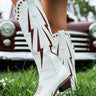 The Reveille Boots at 6Whiskey six whisky white maroon gameday college football