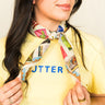 Matchbook Bandana at 6Whiskey sxi whisky– Vintage-inspired western bandana featuring colorful illustrations by XOXO Art Co. of matchbooks from classic Texas motels, honky-tonks, and diners. A nostalgic cowboy accessory for modern western wear