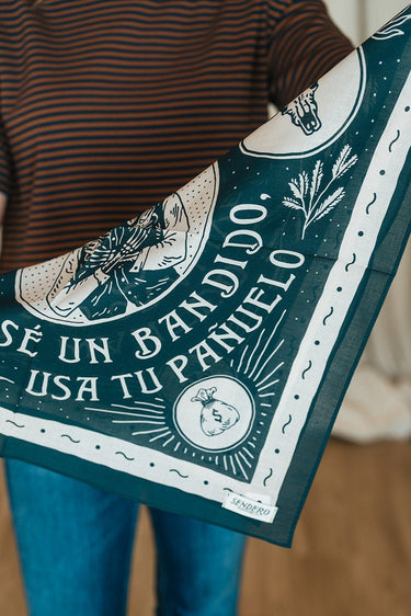 dead or alive bandana at 6whiskey six whisky sendero cotton organic navy cream sheer wanted dead or alive mexican spanish