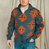 Morgan Pullover at 6Whiskey six whiskey tasha polizzi western new mexico colorado knit fabric mens quarter zip collared long sleeve