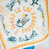 Glory to the Vaqueros Bandana at 6Whiskey six whisky desert white and orange scarf by Sendero 