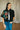 Kaminski Cross Stitch Jacket at 6Whiskey six whisky Double D Ranch folk foray collection C3056 DDR Cape Coat jacket embroidered floral black multicolor tie front concho button
