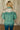 Chrome Jacket at 6Whiskey six whisky Double D Ranch Wild Horses Collection C3043  Lucky Shamrock DDR fringe cowhide studded zipper turquoise blue light blue teal long sleeve medium length yoke detail