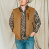 Madison Creek Outfitters Conceal & Carry Kennesaw at 6whiskey six whisky Mens vest MCO handgun licensed to carry beige brown collar