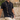 Black Diablo Guayabera Libre by Texas Standard at 6Whiskey, six whisky, unique gold embroidery, stark black, hidden zipper pocket, breathable, lightweight, western, casual, versatile. Front view.