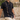 Black Diablo Guayabera Libre by Texas Standard at 6Whiskey, six whisky, unique gold embroidery, stark black, hidden zipper pocket, breathable, lightweight, western, casual, versatile. Front view.