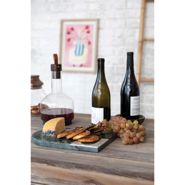Glass Carafe w/ Leather