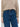 The Cheesy Jean at 6Whiskey, six whisky, high waisted, medium wash, cropped length, relaxed, comfortable, straight leg fit, zip fly closure, front and back pockets, belt loops, casual, everyday, wardrobe staple, year-round, work to weekend, summer and spring jeans, basic, blue jeans, women's fashion, detail view