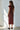 The Merlot Bodycon Midi Dress at 6whiskey, six whisky, marooon, burgundy, burgandy, Aggies, Texas A&M, game day, midi dress, stretch fabric, comfortable, western, casual. Back view.