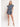 Blue Ribbon Embroidery Skort at 6Whiskey, six whisky, skirt appearance, shorts, back zipper closure, white floral print vintage floral western, casual western, paisley, western print, side twist detail, layered look, short skort, brunch date, country concert, weekend out, matching set, put together, polished, front view