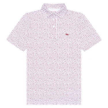 Chisholm Maroon Polo