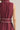 Aggie darling dress at 6Whiskey, six whisky, midi dress, adjustable belt, sleeveless dress, casual dress, western, contrast piping detail, collar, game day, tailgating, texas a&m, SEC, up close back view, maroon dress, burgundy dress, gameday outfit, casual chic aggie dress, aggies, a&m outfit, belted waist dress, removable belt. 