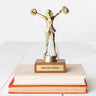 Make Shit Happen Trophy at 6Whiskey six whisky jenni earle cheerleader gold finish wood base silly quote home decor home goods decorative decoration