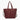 Maroon Puff bag at 6Whiskey six whisky chevron stripped detail shoulder bag cross body bag fall winter faux leather