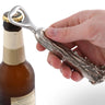 Antler Bottle Opener at 6Whiskey, six whisky, silver, rustic, western classic, rugged, refined, unique, textured, gift idea, barware, bar accessory, men's gift, tableware, home goods, must-have alcohol gift, elevated western, country, texas, southern, front view 