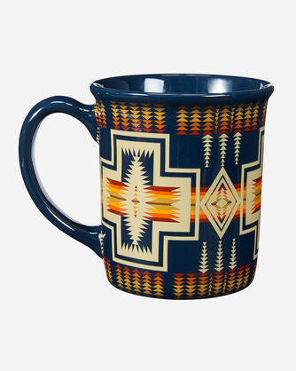 Load image into Gallery viewer, Pendleton Ceramic Coffee mug in navy harding 6Whiskey six whisky
