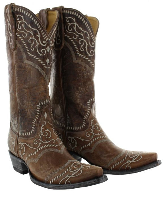 Old Gringo Classic Brown Sintra Cowboy Boot 6 Whiskey 