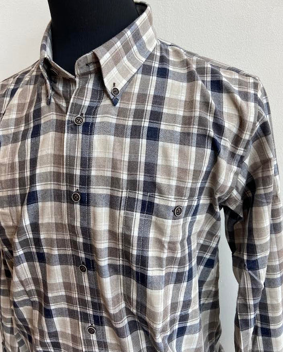 Madison Creek Outfitters Branch Woven Mens Button Down Shirt at 6Whiskey six whisky fall oat plaid
