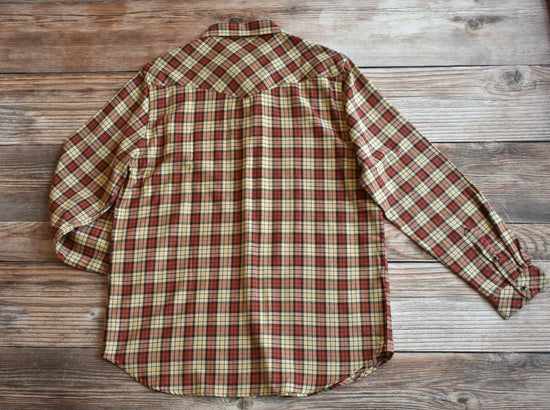 Load image into Gallery viewer, Tasha Polizzi Mens Plaid Rider Yellowstone Pearl Snap Button Down at 6Whiskey six whisky mens fall
