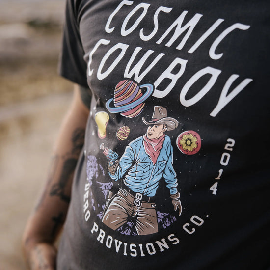 Cosmic Cowboy Graphic T-shirt at 6Whiskey six whisky sendero mens short sleeve western