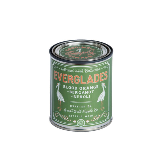 Everglades candle 6 whiskey good well supply national park collection six whisky all natural tin wood wick
