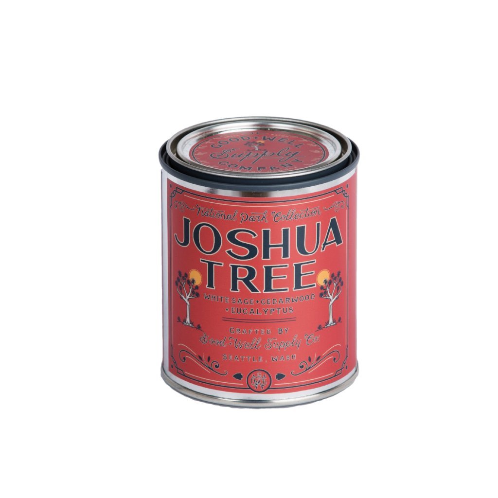Joshua Tree Candle 6 whiskey good well supply national park collection six whisky all natural soy wood wick