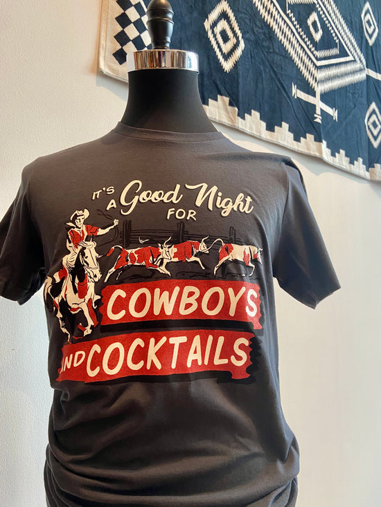 Good Night for Cowboys T Shirt