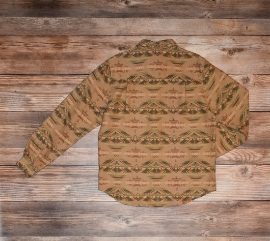 Load image into Gallery viewer, Tasha Polizzi Mens big bend aztec button down shirt at 6Whiskey six whisky
