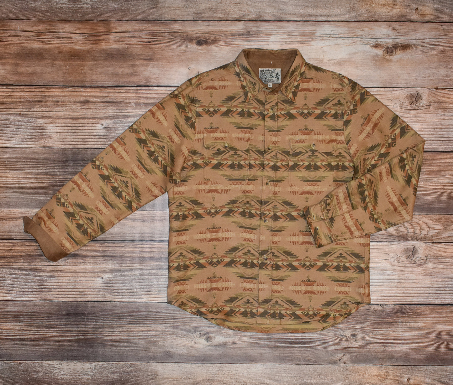 Load image into Gallery viewer, Tasha Polizzi Mens big bend aztec button down shirt at 6Whiskey six whisky
