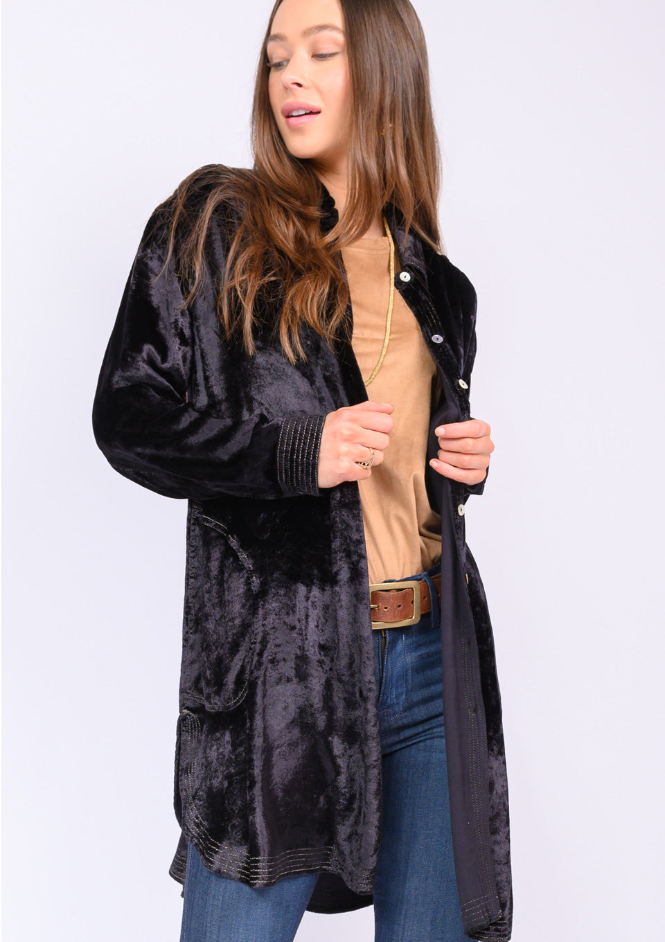 Ivy Jane Black Velvet Tunic/Jacket 6Whiskey Winter 2020