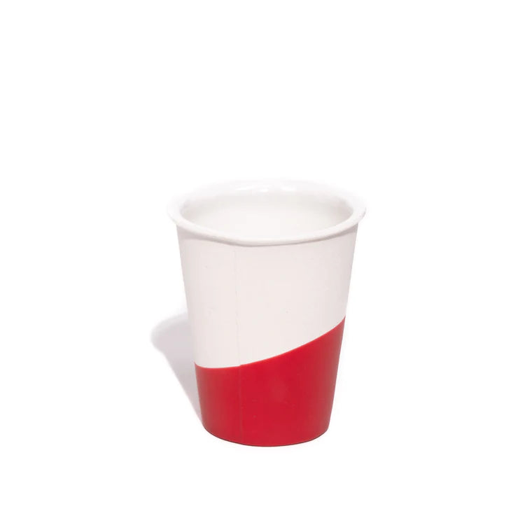 Red 6oz Colorful Rubber & Porcelain Dixie Cup at 6Whiskey six whisky