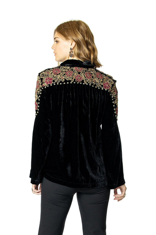 Double D Ranch Ketch a Wildflower Top in Black 6Whiskey T3384 Nashville Fall 2020
