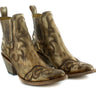 Old Gringo Shay Short Boot in Metallic Gold at 6Whiskey 