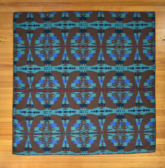 Load image into Gallery viewer, Tasha Polizzi six whiskey throw southwestern blanket for home in blue
