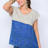 Blue and grey bandana babydoll top at 6Whisky six whisky from Ivy Jane womens summer
