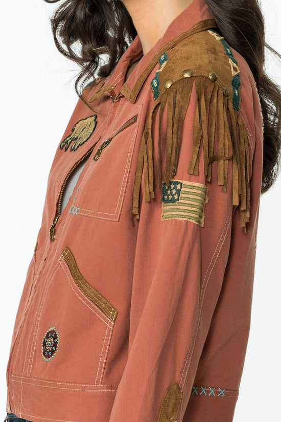 Load image into Gallery viewer, DDR American Heritage Lightweight cotton jacket at 6Whiskey six whisky womens fall 
