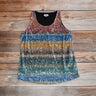 Tasha Polizzi Sparkly Sequin Natasha Rainbow Holiday Tank at 6Whiskey six whisky Flat lay