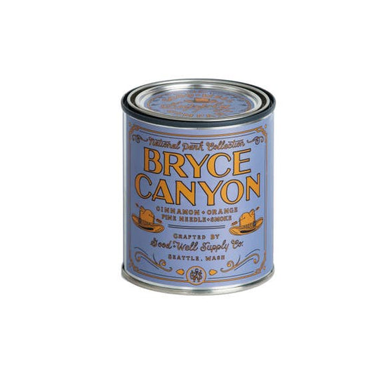Bryce Canyon candle National Park Collection 6 whiskey good well supply all natural six whisky wood wick soy tin 