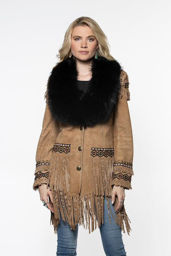 Load image into Gallery viewer, AMAZING Double D Ranch Coat ~ Blackfeather&amp;#39;s Blanket Jacket ~ C2633 dd 6Whiskey six whisky
