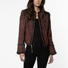 Double D Ranch Jacket ~ Plaza Charro ~ C2641 ~ Oxblood ddranch 6 Whiskey six whisky