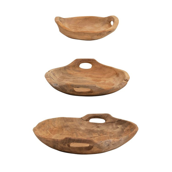 Load image into Gallery viewer, Teak Wood Bowls
