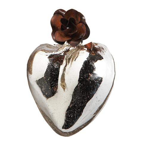 Jan Barboglio silver heart corazon D’Melon 6 whiskey six whisky iron rose flower gift wedding valentine birthday