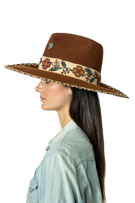 Load image into Gallery viewer, DDR Felt Showman Hat in bay brown FA794 Fall Cody Collection at 6Whiskey six whisky
