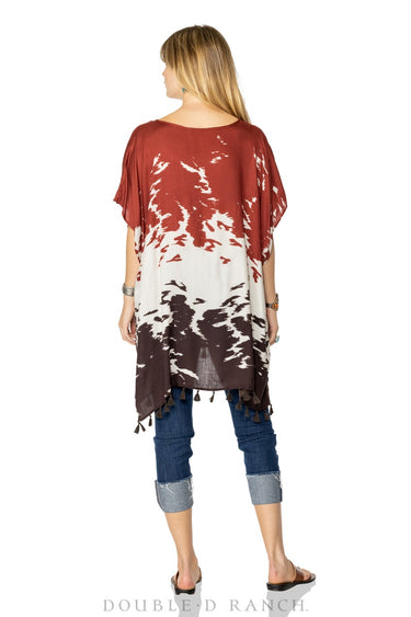 Double d Ranch Pinto Paint Poncho at 6Whiskey six whisky spring 22 womens wild horses collection