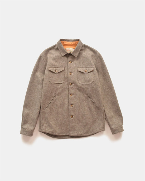 Dehen Crissman Overshirt at 6Whiskey six whisky color oatmeal mens fall jacket
